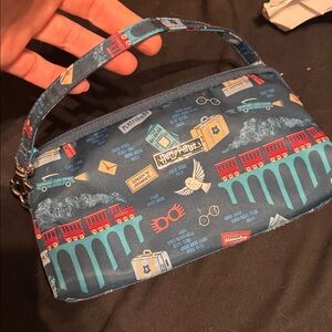 Harry Potter purse / mini Navy Novelty Print Wristlet Purse The Jujube X Bag-